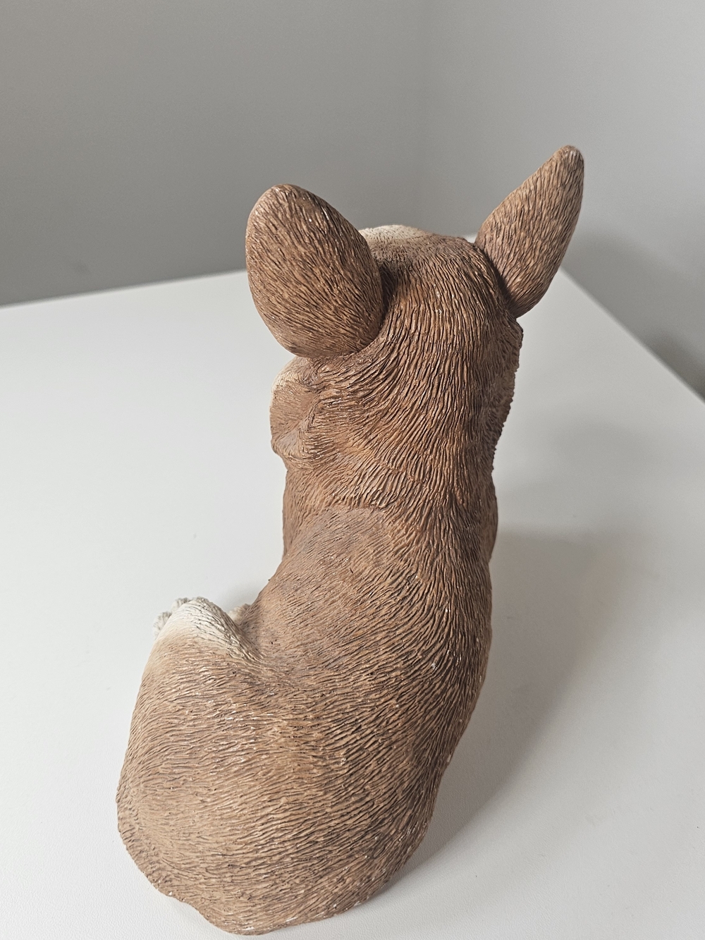 Sandicast Original Size Red Pembroke Welsh Corgi Sculpture, Sitting - Picture 4 of 7